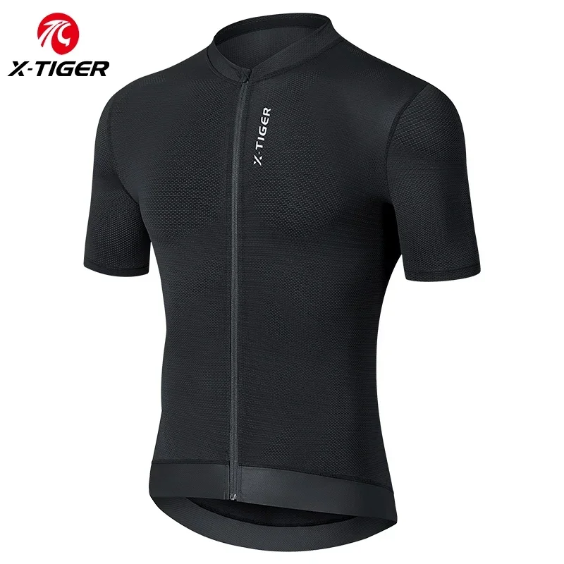 X-TIGER Sommer Radfahren Jersey Sport Atmungsaktive Kurze Shirt Slim Pro Radfahren Jersey Racing Top Casual Kleid POShirt Kurzarm 3