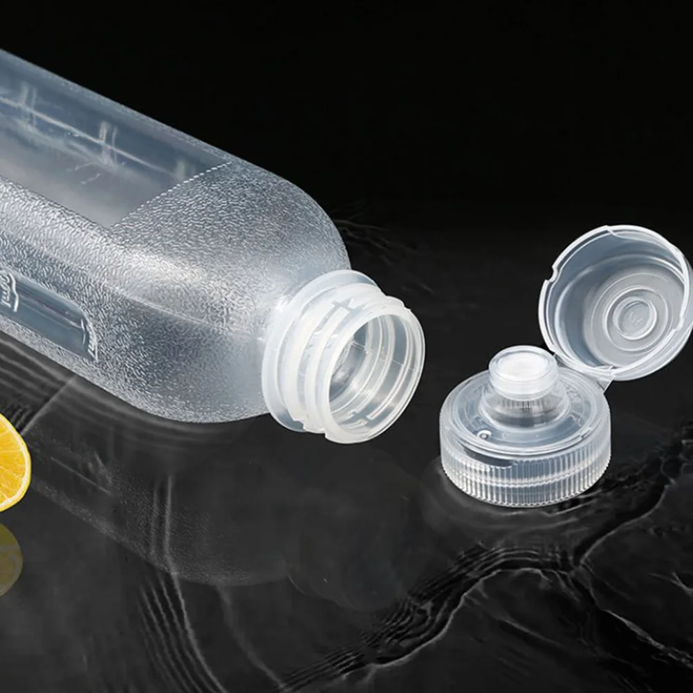 

4pcs Dispenser Bottle Reusable Transparent Condiment Vinegar Container Anti-Leak Soy Sauce Dispenser Small Bottle For Kitchen