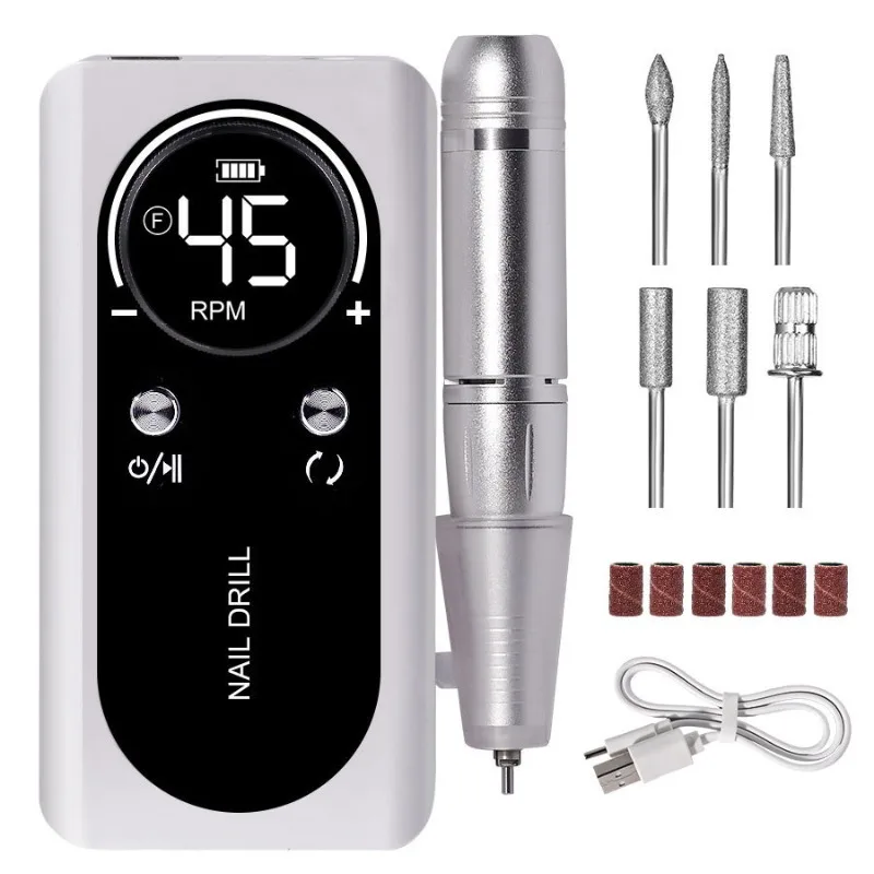 manicure-salon-tool-for-professional-45000rpm-electric-portable-nail-drill-machine-rechargeable-low-noise-nail-sander-file