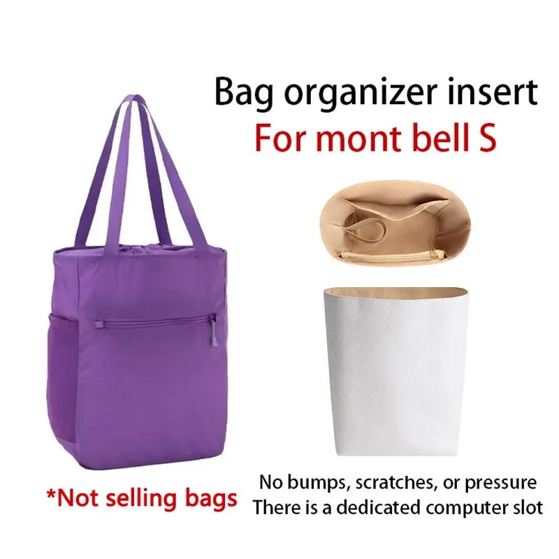 Nylon Organizer Insert For Montbell Durable Fashion Light Wateproof Gift Bag Support Storage Inner Modification Bag Accessories