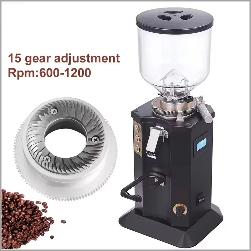 200W Electric Coffee Grinder 1.5L Automatic Bean Mill Adjustable Coarseness for Espresso Drip Brew Home Kitchen Appliance