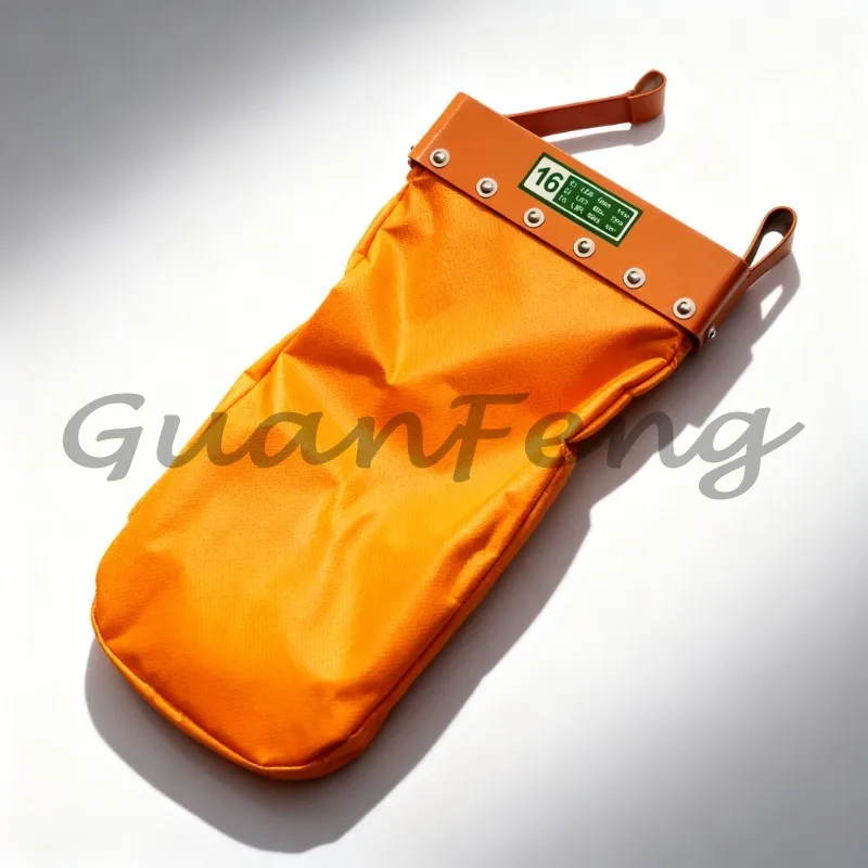 Electric Hoist Chain Bag, Heavy Duty Lifting Storage Bag Guide Accessory for Ring Chain Hoist