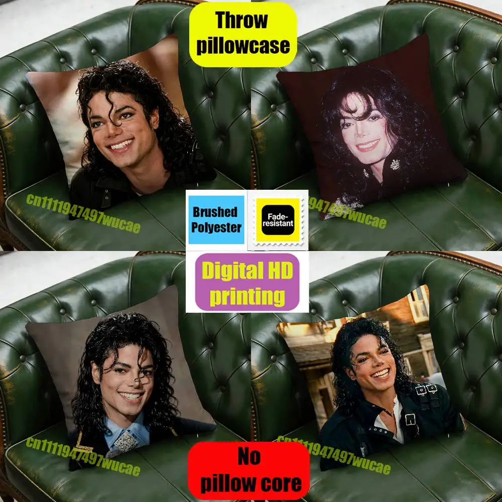 For M-Michael Singer J-Jackson Throw Pillow Case 30x30cm Car Custom Square Pillowcase Pad Cushion Cover