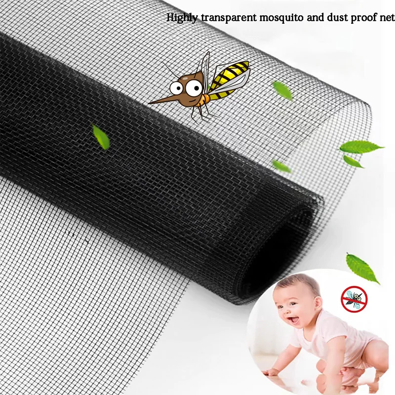 Mouse Proof Household Dust-proof Mesh Cloth,extra Large Invisible Mesh,customizable BlackPP Nano Mesh Window Screen,mosquito
