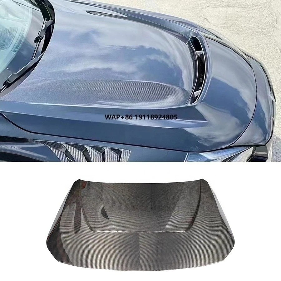 

2023+ for G87 2 Series M2 Front Hood Dry Carbon Fiber Bodykit with Bonnet Cover and Screws New Condition