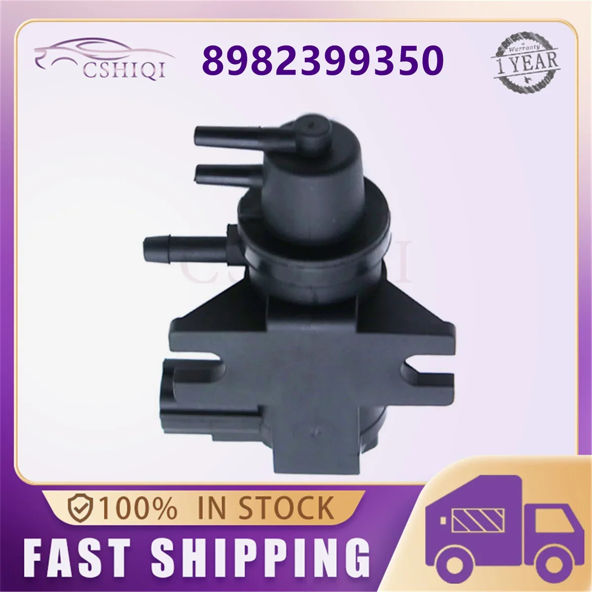 8982399350 Turbo Boost Pressure Solenoid Valve For Isuzu Ascender I280 Saab 9-7X GMC Envoy Chevrolet Trailblazer Buick 2006