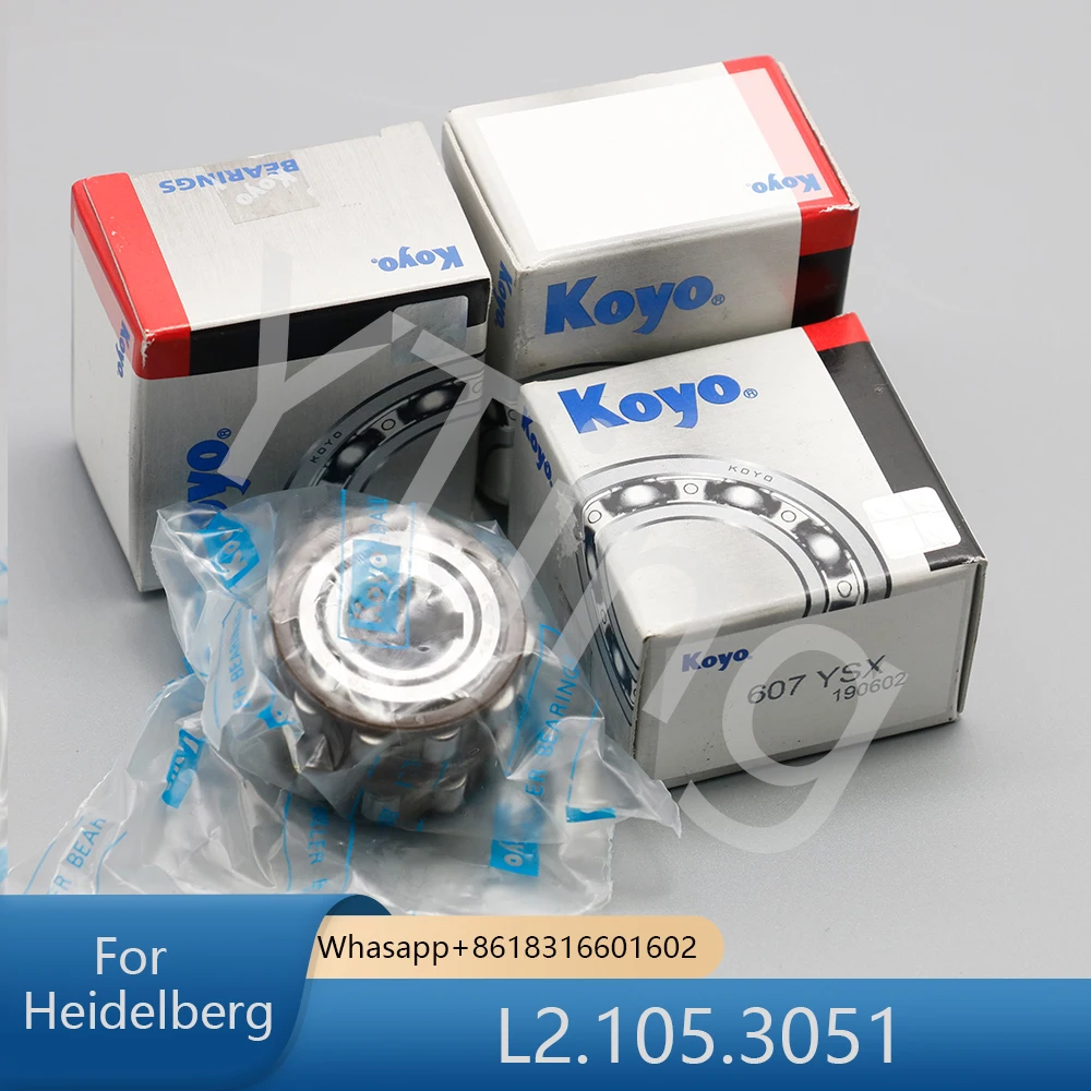 Imagem -01 - Rolamento com Locking Collar para Heidelberg Printing Machine Parts L2.105.3051 607ysx Melhor Qualidade