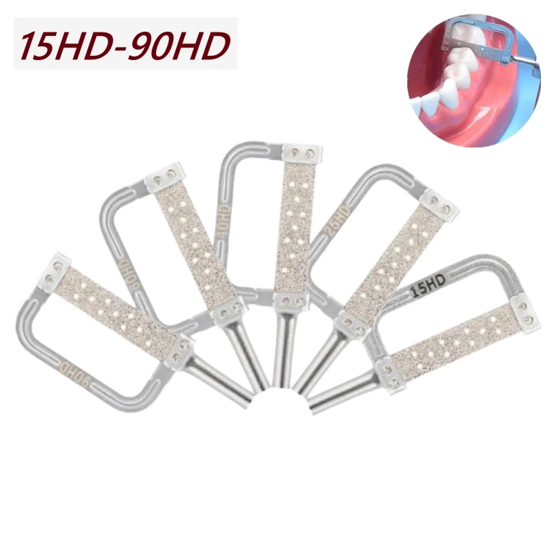 1pc Dental Orthodontic Interproximal Enamel Reduction Automatic Contouring Polishing Strip 15HD To 90HD Ortho Tool