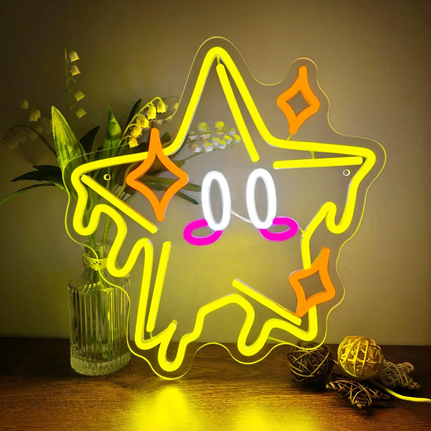 

Неоновая вывеска Star USB LED: неоновая подсветка для бара, салона красоты, игровой комнаты, вечеринки, детской спальни, украшение, подарок на день рождения