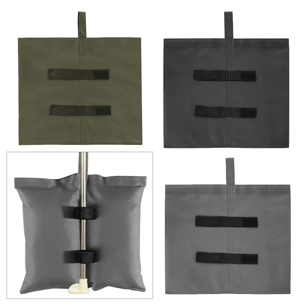Canopy Weight Bags for up Tent, Leg Weights Sand Bags with Belt for Instant Outdoor Sun Shelters Sandbag Weighted Feet Bag