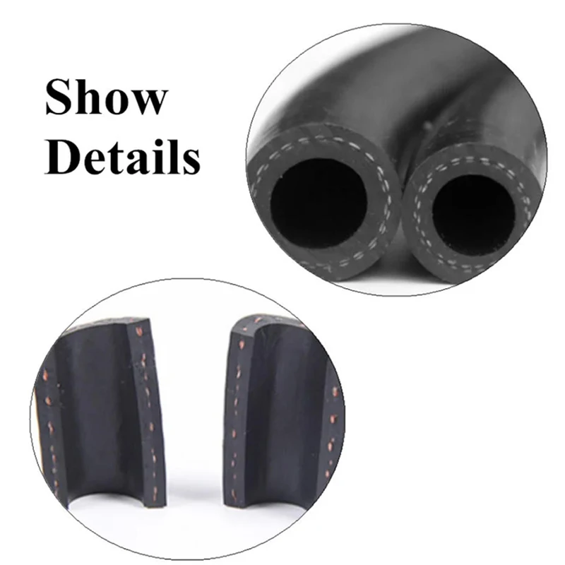 ID4~25mm  Diesel Pipe Engine High-Pressure Fuel Pipe High Temperature Resistant Fuel Delivery Rubber Pipe Hose 1M