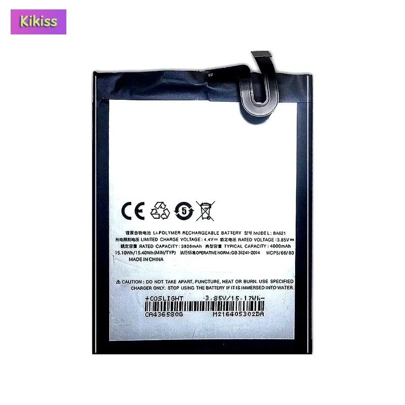 High Quality Mobile Phone Battery For Meizu M5 Note For Meizy Note 5 For Meilan BA621 4000mAh