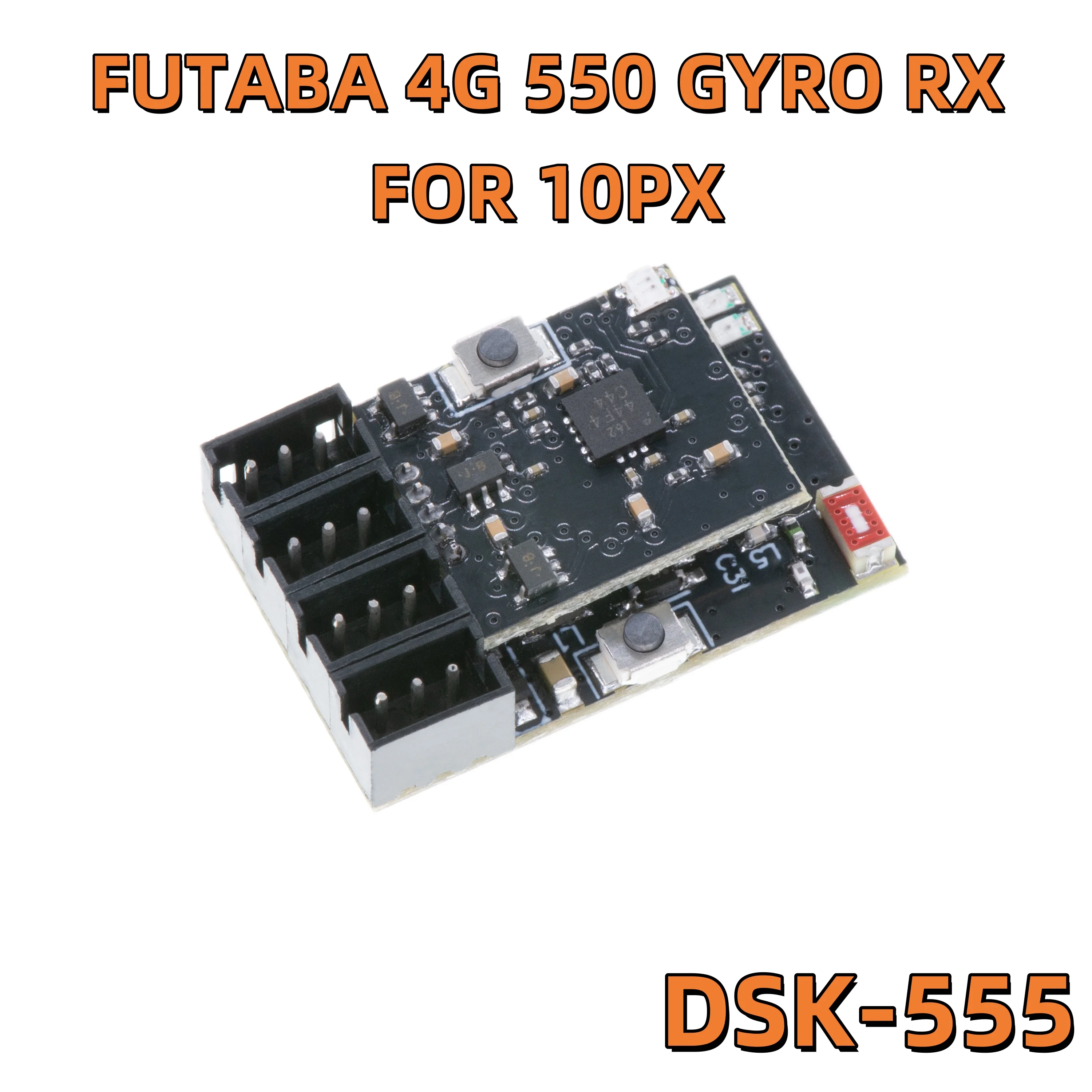 GT55RACING FUTABA F-4G 550 GYRO RECEIVER FOR 10PX T6PV #DSK-555