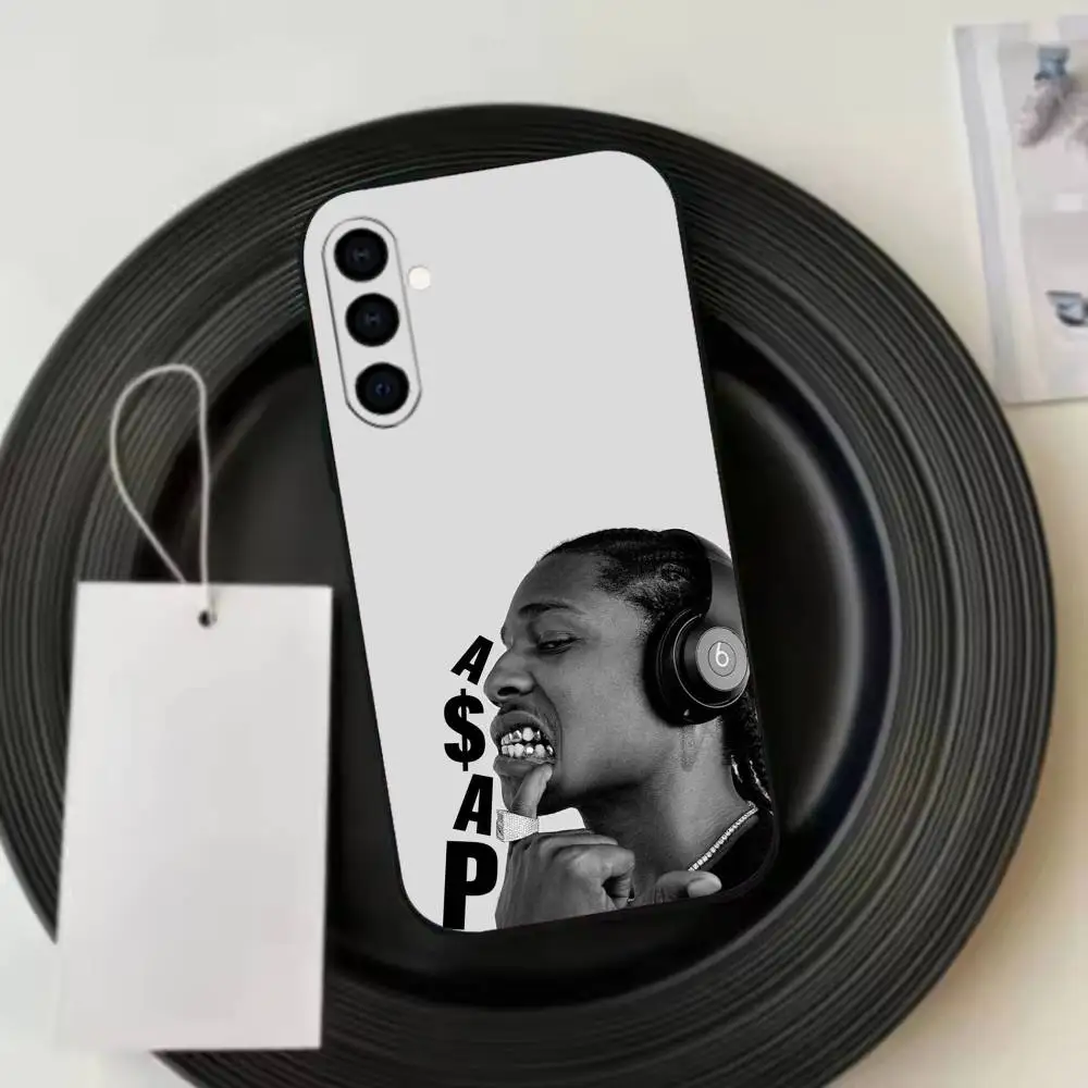 American R-Rapper ASAP  Phone Case Black Silicone Soft For Samsung Galaxy A73,A72,A71,A70,A53,A52,A51