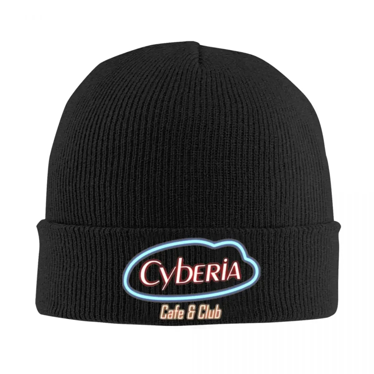 Cyberia Club Beanie Hats Knitting Hat Kpop Warm Men Women Caps Spring Design Hip Hop Bonnet Hats Gift Idea