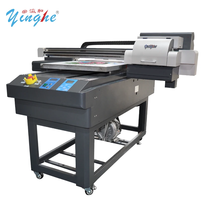 High Quality Multi-function 6090 UV Flatbed Printer With 3 Pieces TX800 Printheads Suitable For All Flatbed Materials