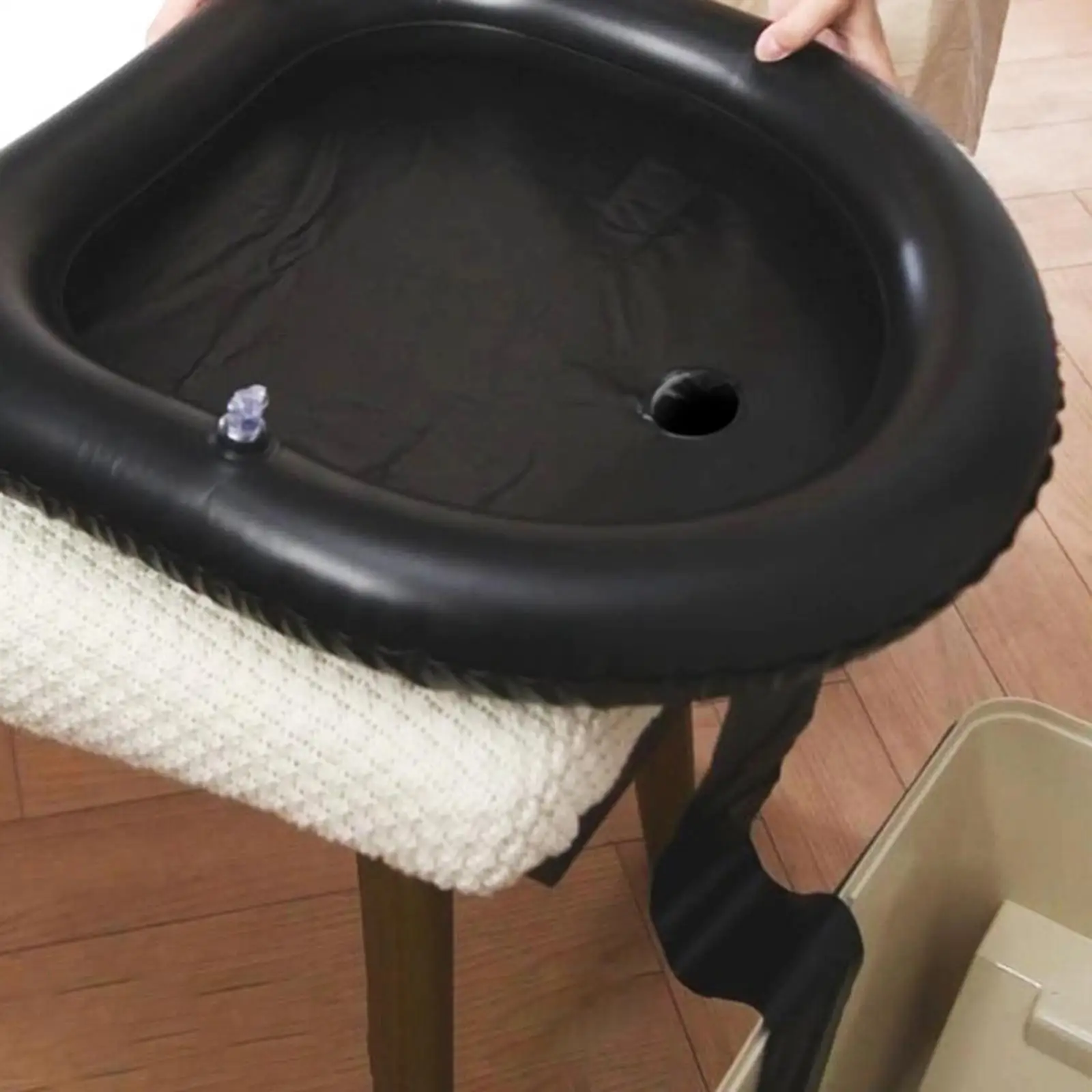 髪洗い用洗面器 シャンプー用トレイ ベッドで髪を洗う 子供用髪洗い用浴槽 家庭用