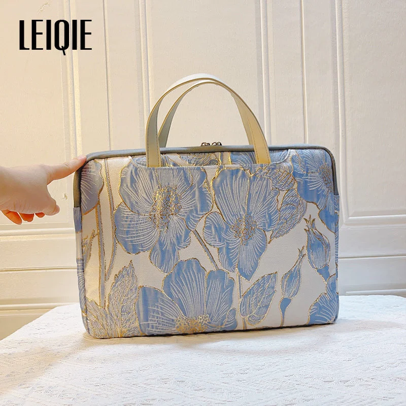 2026Laptop Sleeve Bag 14 15.6 inch Handle Bag Notebook Computer Protective Case For HP Dell Macbook Ultrabook Travel Pattern