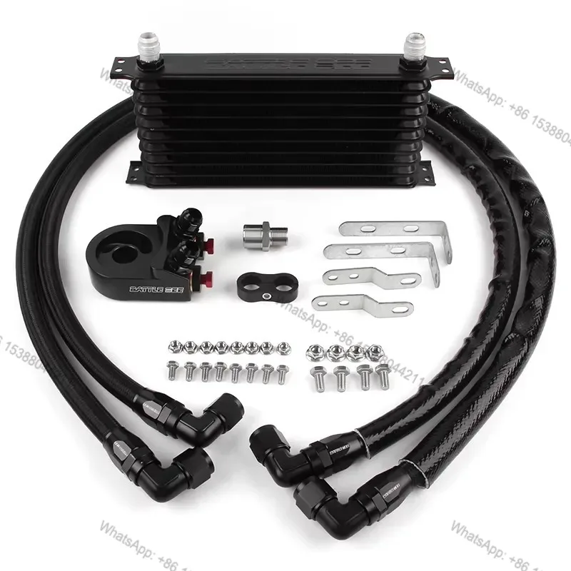 Hot Sale 1Set BATTLEBEE BB-OCK-137 Engine Oil Cooler Kit Aluminum Alloy Cooling System for for Civic FD2 CL7 CL9 K20A