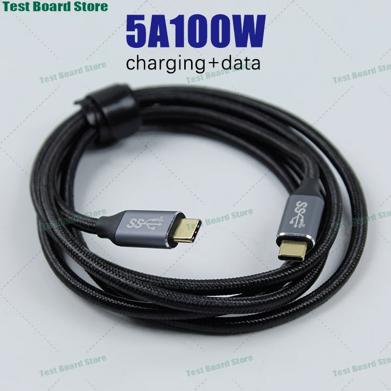 

1Pce USB C3.1 to Type-C male cable 100W 10Gbps charging data expansion cable for Macbook Pro/Air Thinkpad X1/S2 DELL XPS13