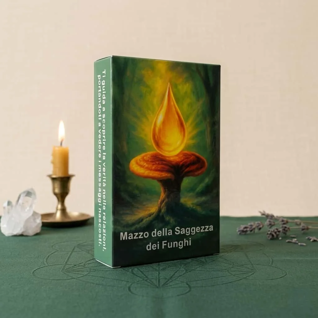 

Italian Language 48pc Mushroom Oracle Cards – Tarot Series, Calm Guidance, Relationship Clarity, Everyday Healing Gift