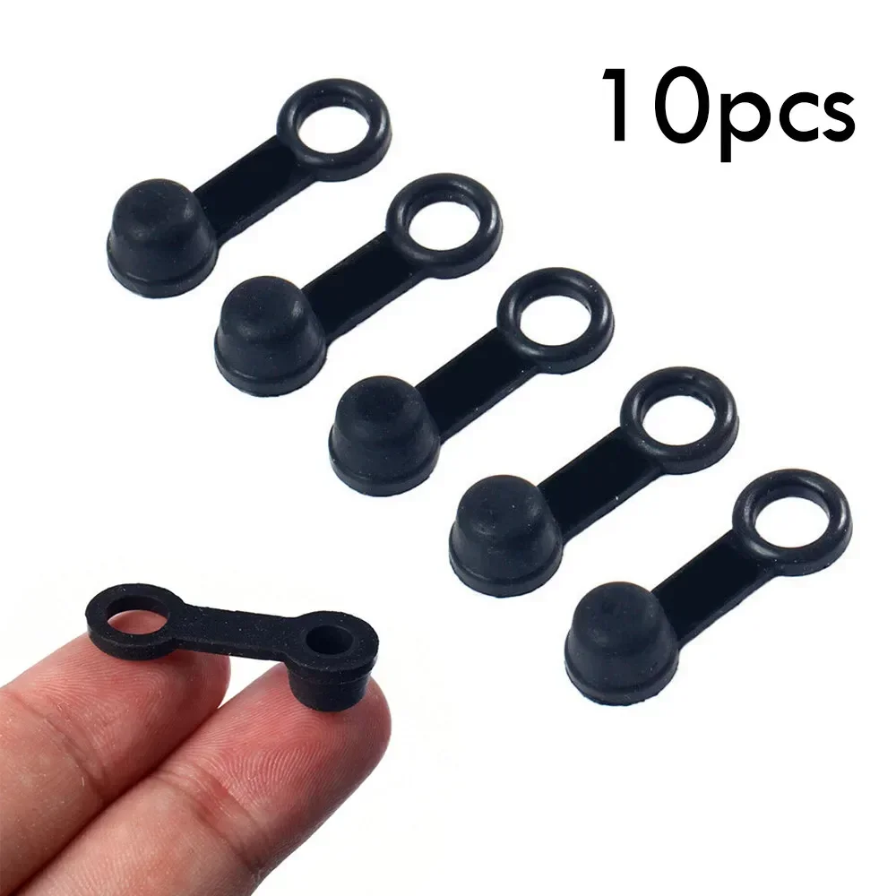 Cubierta de tapa antipolvo de 10 piezas, tornillo de rosca de purga de freno de 3,3 cm, goma para motocicleta, se adapta a todas las bicicletas,