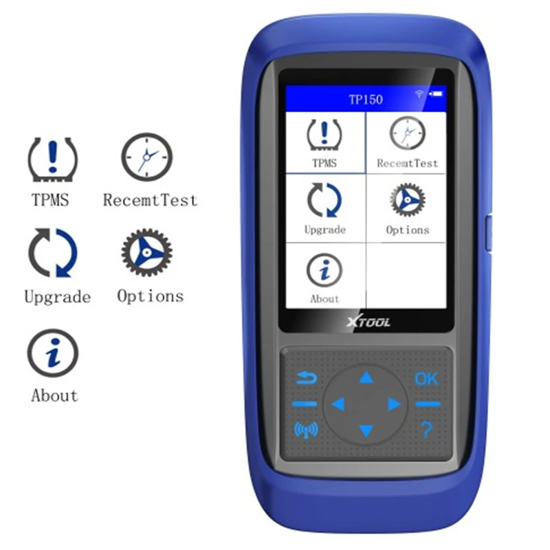 XTOOL TP150 Tire Pressure Monitoring System OBD2 TPMS Diagnostic Scanner Tool  Program with 315&433 MHZ Sensor