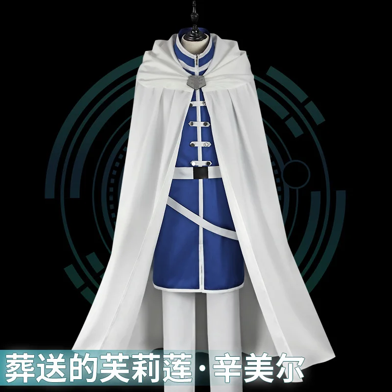 

Frieren at the Funeral Cos Himmel Frieren Tour group Cosplay Haita Anime with cape Costume Halloween Suit A