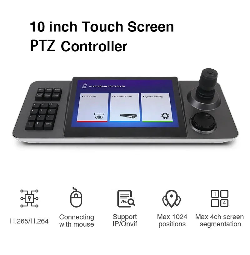 Anywii PTZ  Keyboard Joystick Controller Supports RS485 RS232 for Live Broadcast Live Streaming