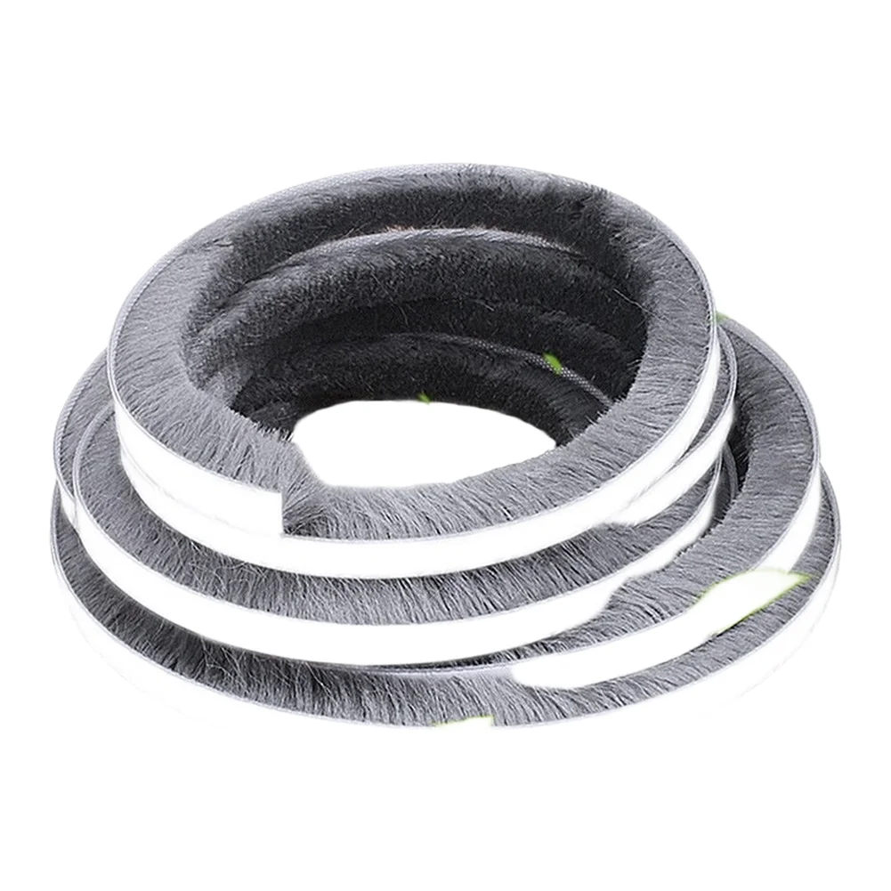 Self Attaching Wool Weatherstrip Seal 50m Dense Fiber Draft Dust Blocker For Sliding-Windows And Doors Home Improvement Hardware