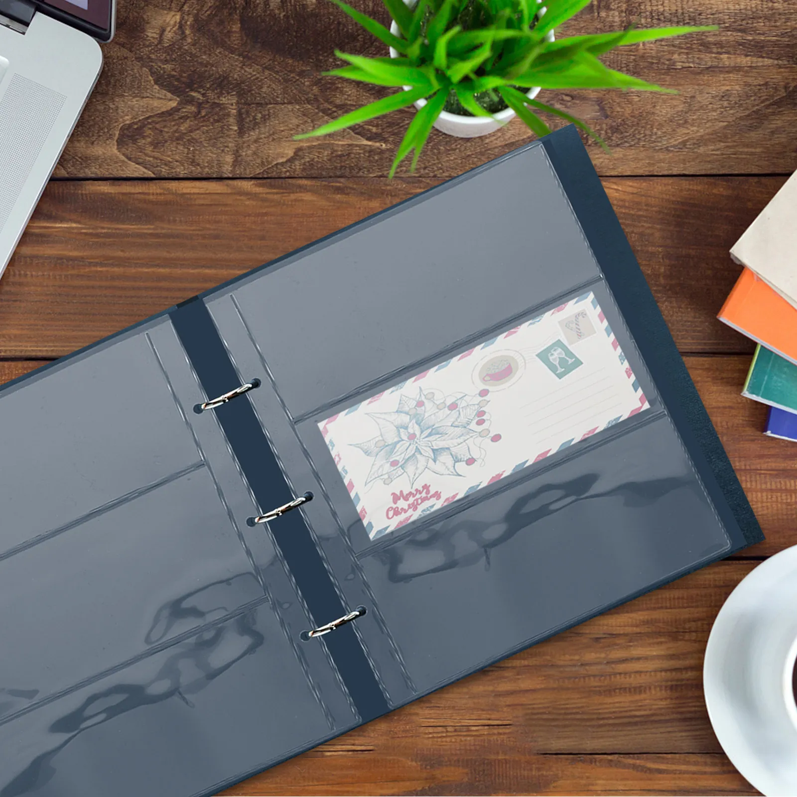 

Banknote Collection Album Pages Clear PVC Currency Holder Portable Small Money Storage Inserts Protective Covers for Banknotes