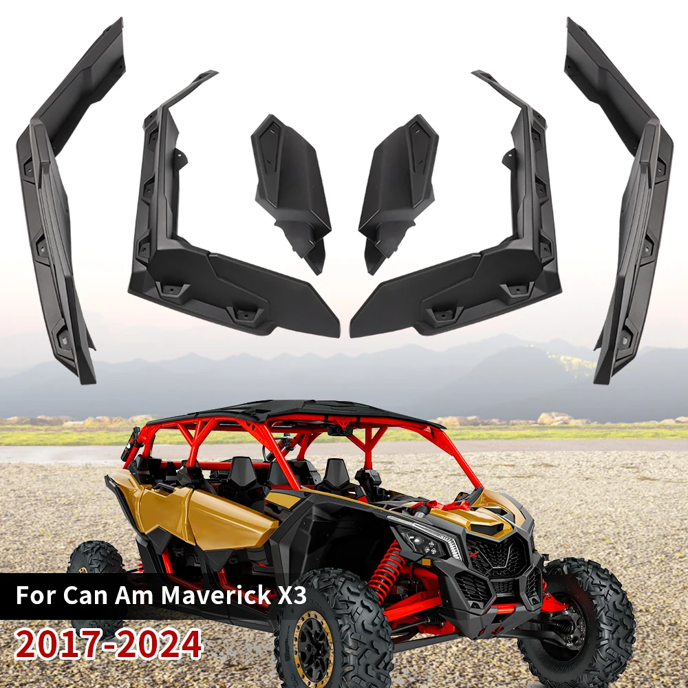 

Для Can-Am Maverick X3 1000 Max R RR 4x4 XRC Turbo 2017-2024 супер расширенные расширенные крылья, брызговики, аксессуары для UTV 715002973