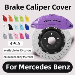 For Mercedes Benz Car Brake Caliper Cover Aluminum Alloy Metal Fit W164 W210 W204 W205 124 211 W220 W163 W209 W212 W202