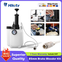 Hikity Car Brake Fluid Bleeder Kit 3L Vacuum Brake Pressure Fluid Pump Brake Flush Machine Pneumatic Brake Bleeder for Cars