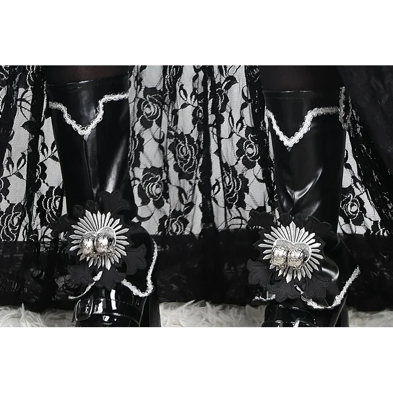 Didi 211 【Wetrose】 Ciel 15th الذكرى تأثيري حلي بتلر على الطراز الفيكتوري ثوب حريري القوطية لوليتا فستان طويل شعر مستعار للهالوين