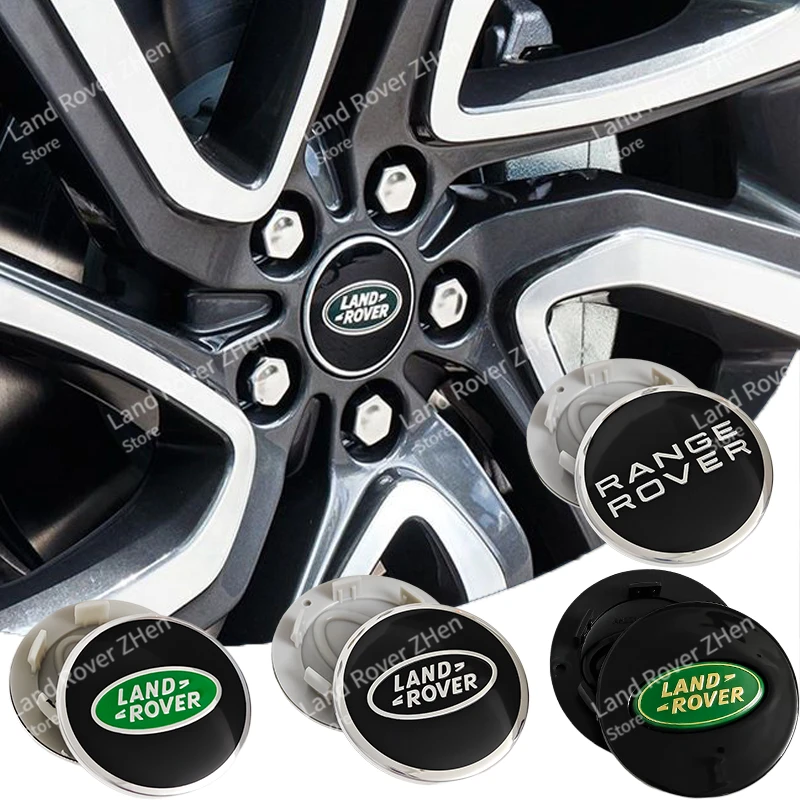 4pcs 62mm Wheel Center Caps For Land Rover Range Rover Freelander Defender Sport Evoque L319 L462 Discovery velar accessories