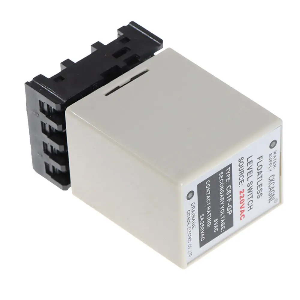 C61F GP Liquid Level Relay Controller 220V Automatic Water Pump Switch Sensor For Industrial Tank Irrigation System Tool
