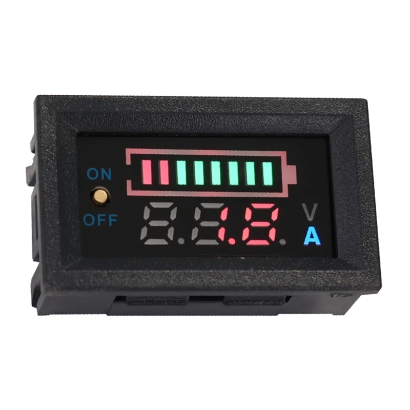 

12V 24V 36V 48V LCD Display Marine Battery Coulomb Meter Dropship