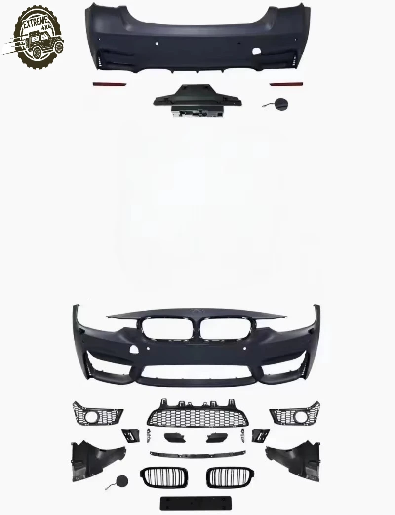 

F30 Whole Body Kit for BMW 3 Series Car Bumper with Front Bumper Fender Side Skirts Rear Bumper and Diffuser Auto Parts to M3