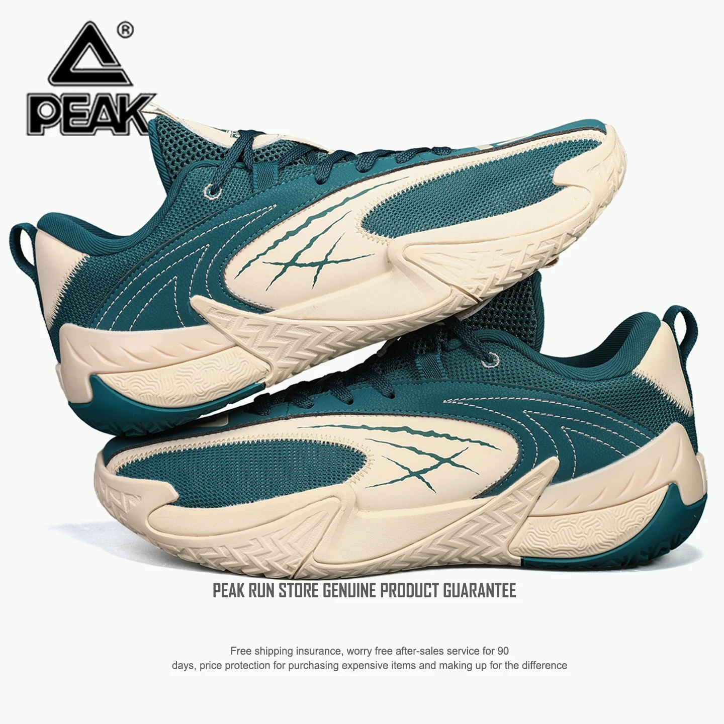 الذروة أحذية كرة السلة الجديدة الرجال منخفضة أعلى تنفس شبكة أحذية رياضية عدم الانزلاق مقاومة للاهتراء أحذية رياضية في الهواء الطلق للتدريب القتالي