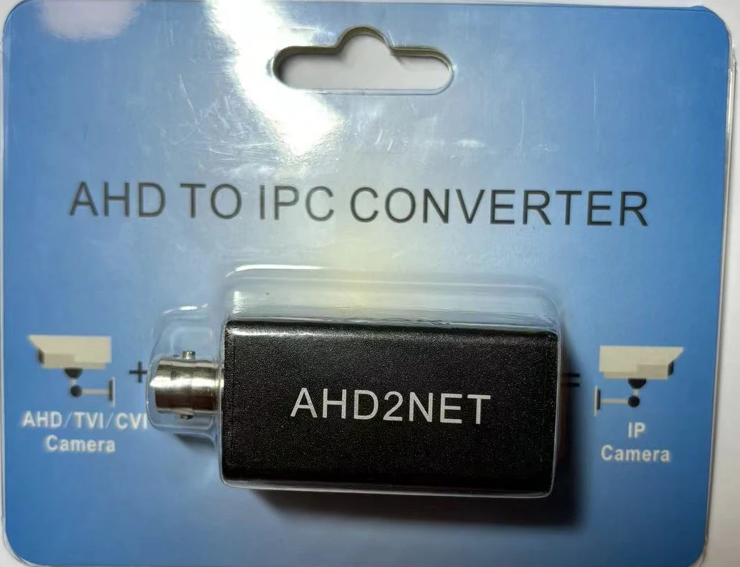 Imagem -02 - Conversor Ahd para Ipc com Câmera com Fio Adaptador Onvif Câmera ip Entrada Bnc Saída Rj45 720p 1080p Ahd Tvi Cvi Pal Ntsc H.265