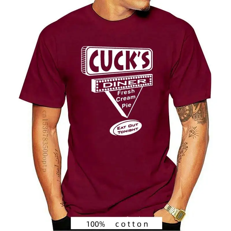 

New Cucks Diner Tee Cuckolding Femdom Cuckold Mens T-shirt