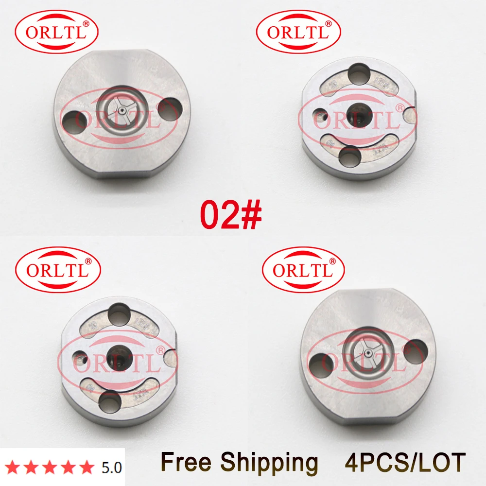 4PCS 02# Common Rail Injector Control Valve Plate 295040-6230 For Hino 700 Series 10.5D P11C 23670-E0351 095000-5210