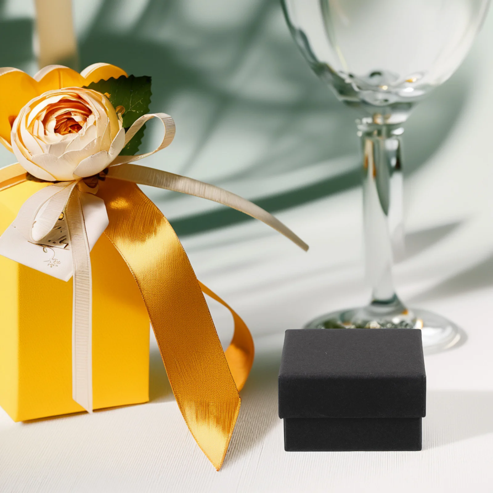 

10Pcs Jewelry Packaging Boxes Paper Small Present Boxes for Rings Necklace Earrings Bracelet Gift Display Necklace Case