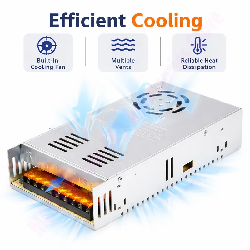 For LED Strip Driver AC 220V 110V TO 12V 5V 24V Power Supply Stable Current 5A 6A 10A 12A 15A 20A 30A 40A LED Transformer SPMS