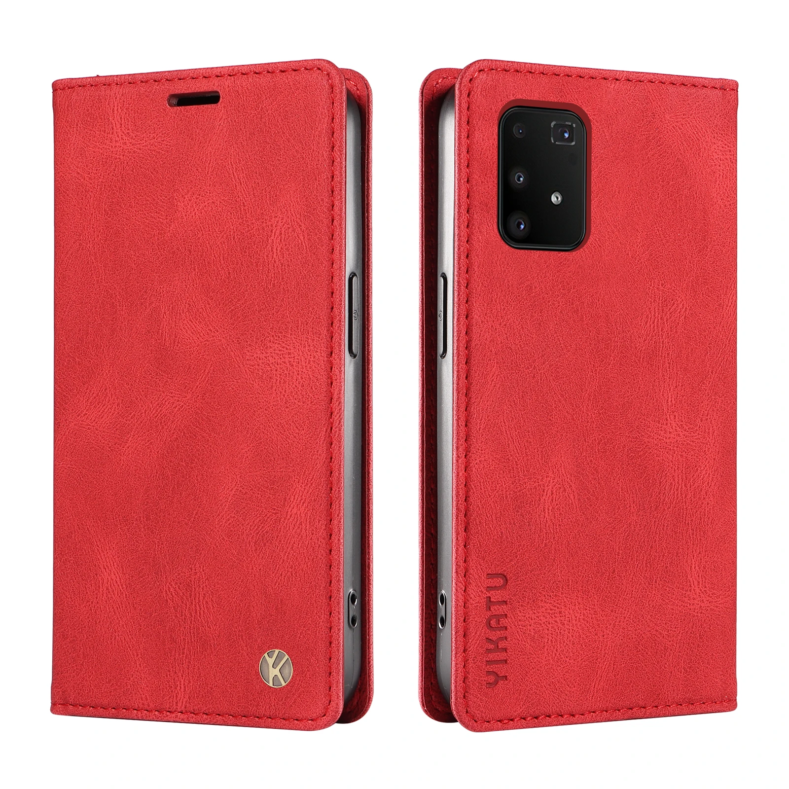 حافظة هاتف مغناطيسية فاخرة لهاتف سامسونج جالاكسي A 32 33 42 52 82 23 36 56 لتخزين البطاقات والمال