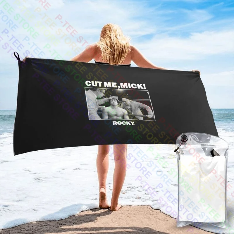 Rocky Balboa New Cut Me Mick In Quick dry Towel Printed Microfiber For Bathroom