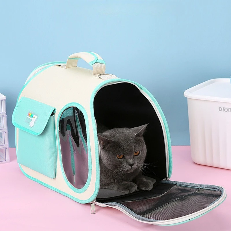 

Cat Carrier Travel Bag Portable Handheld Pet Carrier Large Capacity Shoulder Bag for Cats and Dogs Travel Cat Carrier