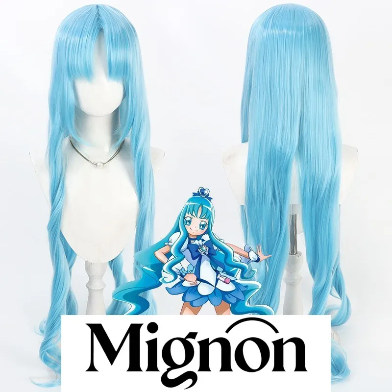 

HeartCatch PreCure! Куруми Эрика косплей парик длинные вьющиеся волосы скальп подарок на Хэллоуин