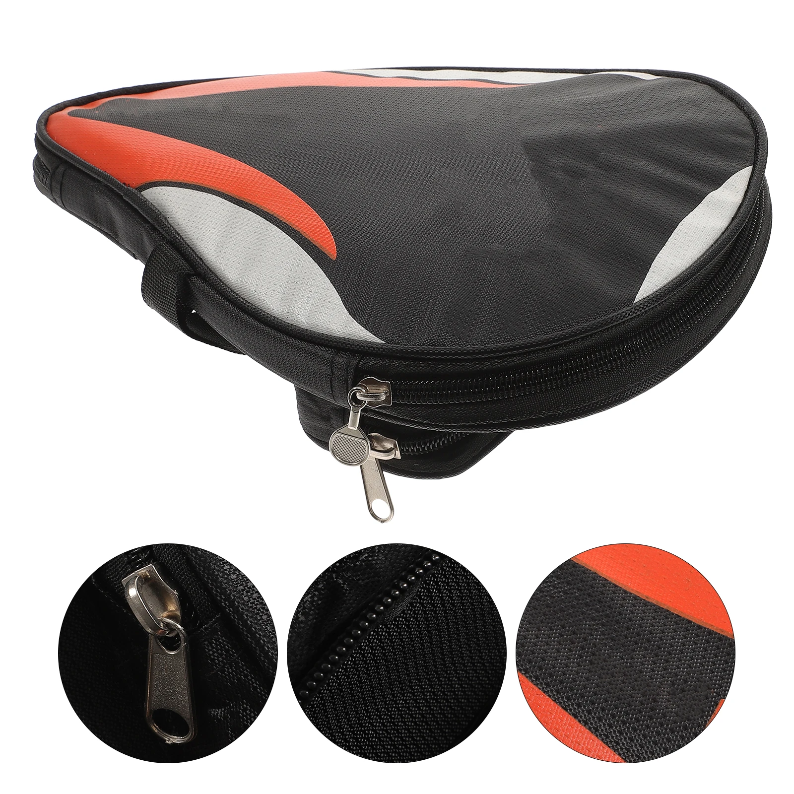 

Table Tennis Racket Package Carry Bag Bat Pong Ball Case Waterproof Earth Tones